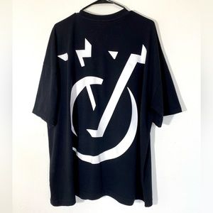 Oversized Mens Black Tee Shirt Express XXL Big and Tall